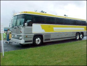 And now on to the telescopes! This bus was essential for going out there, as it took diesel fuel. Gasoline engines cause too much electromagnetic radiation. Misdirected manmade radio waves are the scourge of radio astronomers, and it was for this reason that the National Radio Quiet Zone was established. This square-shaped area covers parts of eastern West Virginia and western Virginia, including Harrisonburg, to our astonishment.