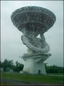 Many of Green Bank's telescopes were mothballed when we came through, meaning that they were put on inactive status, and measures were taken to prevent deterioration during their inactive time.