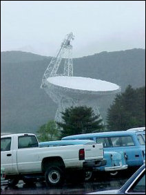 And after this, it was back to the 'Burg. And as we left, a few parting shots of the GBT...