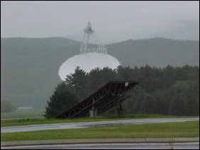 And after this, it was back to the 'Burg. And as we left, a few parting shots of the GBT...