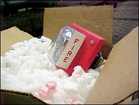 Well, I'll be, there's a fire alarm signal inside! Who'd have guessed? Well, I'll be, there's a fire alarm signal inside! Who'd have guessed?