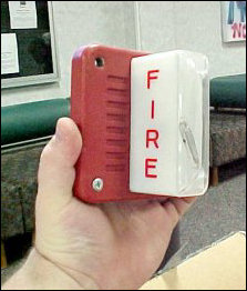 These signals are similar to the fire alarms we had when I lived in McGraw-Long Hall. It will be neat to hear the sound that the alarm on top makes, as I haven't heard that tone in two years. These signals are similar to the fire alarms we had when I lived in McGraw-Long Hall. It will be neat to hear the sound that the alarm on top makes, as I haven't heard that tone in two years.