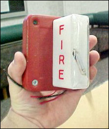 These signals are similar to the fire alarms we had when I lived in McGraw-Long Hall. It will be neat to hear the sound that the alarm on top makes, as I haven't heard that tone in two years. These signals are similar to the fire alarms we had when I lived in McGraw-Long Hall. It will be neat to hear the sound that the alarm on top makes, as I haven't heard that tone in two years.