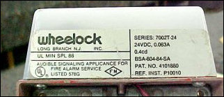 As you can see, the strobe of the Wheelock 7002T, at only 0.4 candela, is not very bright, but it's still an amazing signal. As you can see, the strobe of the Wheelock 7002T, at only 0.4 candela, is not very bright, but it's still an amazing signal.