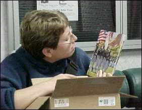 "Hmmm... a book of some sorts!" "Hmmm... a book of some sorts!"