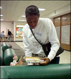 While Tess and I were visiting, Krystal, a friend of mine, and a Potomac resident, came by with her own package. While Tess and I were visiting, Krystal, a friend of mine, and a Potomac resident, came by with her own package.