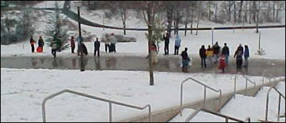 And here's the happy sledders!