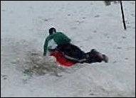 GO, RALEIGH! He didn't wipe out, amazingly enough.