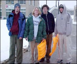 In returning from the hill, I ran into some of my residents and their friends, raring to give it a go for themselves.