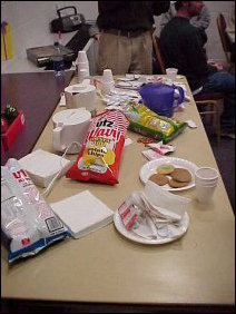 "...we ate, we drank, and we were merry, and had typhoid and dysentery..." "...we ate, we drank, and we were merry, and had typhoid and dysentery..."