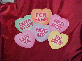 Valentine hearts make for a lovely scene on the lower half of these people's door... Valentine hearts make for a lovely scene on the lower half of these people's door...