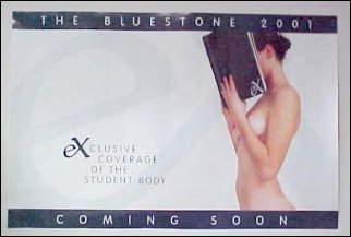 Such racy posters for The Bluestone this year!