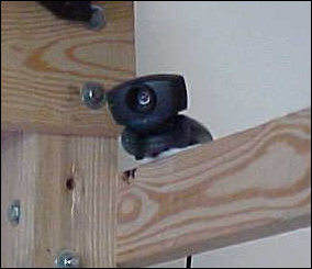 All the while, the Web Cam watches from its perch on the loft bed, unaffected by this phase.