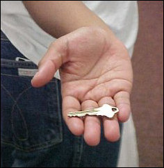 Going back up, I checked out with Tansy (since Eddie was already doing follow-up inspections on the rooms), and handed over the key.