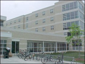 And we say goodbye to a tired Potomac Hall.  And I do mean tired - if the building had a face, it would be sagging because there would be no strength left to hold it up.  The elevators were overworked (but didn't break!), the study lounges were locked, the TV lounges became places to donate stuff, the rooms were emptied, the hallways were trashed, the insides of the elevators (both wings) were trashed, and the grounds were a mess from cars, people, and trash.  Thankfully, the building is overhauled after every year, where they scrub it down and repair what needs repairing before the summer camps arrive.