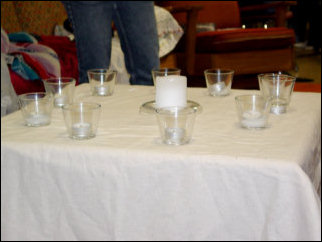 After leaving Sojourner House for the evening, we went back to the church, and finished off our official itinerary with a brief prayer service. After leaving Sojourner House for the evening, we went back to the church, and finished off our official itinerary with a brief prayer service.