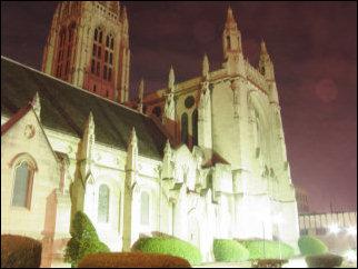 After our brief prayer service, some decided to crash right away, and some relaxed. I went outside, and took some photos of the outside of the church and immediate surrounding neighborhood at night with the tripod. I didn't venture beyond the block that the church sat in. After our brief prayer service, some decided to crash right away, and some relaxed. I went outside, and took some photos of the outside of the church and immediate surrounding neighborhood at night with the tripod. I didn't venture beyond the block that the church sat in.