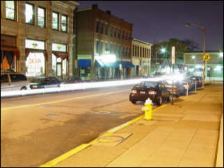 After our brief prayer service, some decided to crash right away, and some relaxed. I went outside, and took some photos of the outside of the church and immediate surrounding neighborhood at night with the tripod. I didn't venture beyond the block that the church sat in. After our brief prayer service, some decided to crash right away, and some relaxed. I went outside, and took some photos of the outside of the church and immediate surrounding neighborhood at night with the tripod. I didn't venture beyond the block that the church sat in.