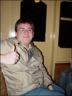 After seeing the skyline, we took the Monongahela Incline down to the bottom, which put us at the edge of downtown, right near Philthy McNasty's and the Station Square light rail station. For more information about the inclines, go here. We rode the incline with Patrick (at left), Leigh and Mark (at right), as well as Spencer and Nicole.